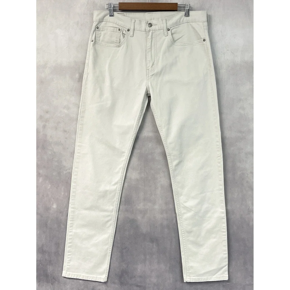 Levis 502 Mens Regular Taper Jeans 34x34 Stretch Moonstruck Minimal Indie Preppy